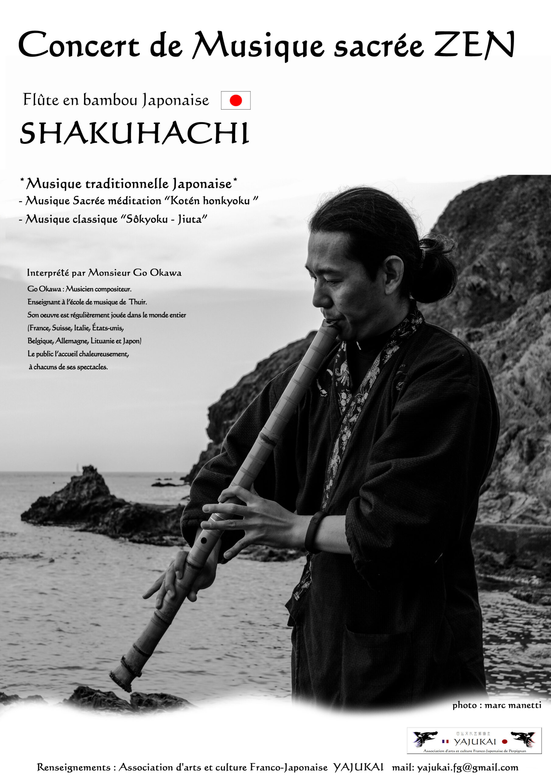 Concert de musique sacrée Zen (shakuhachi)