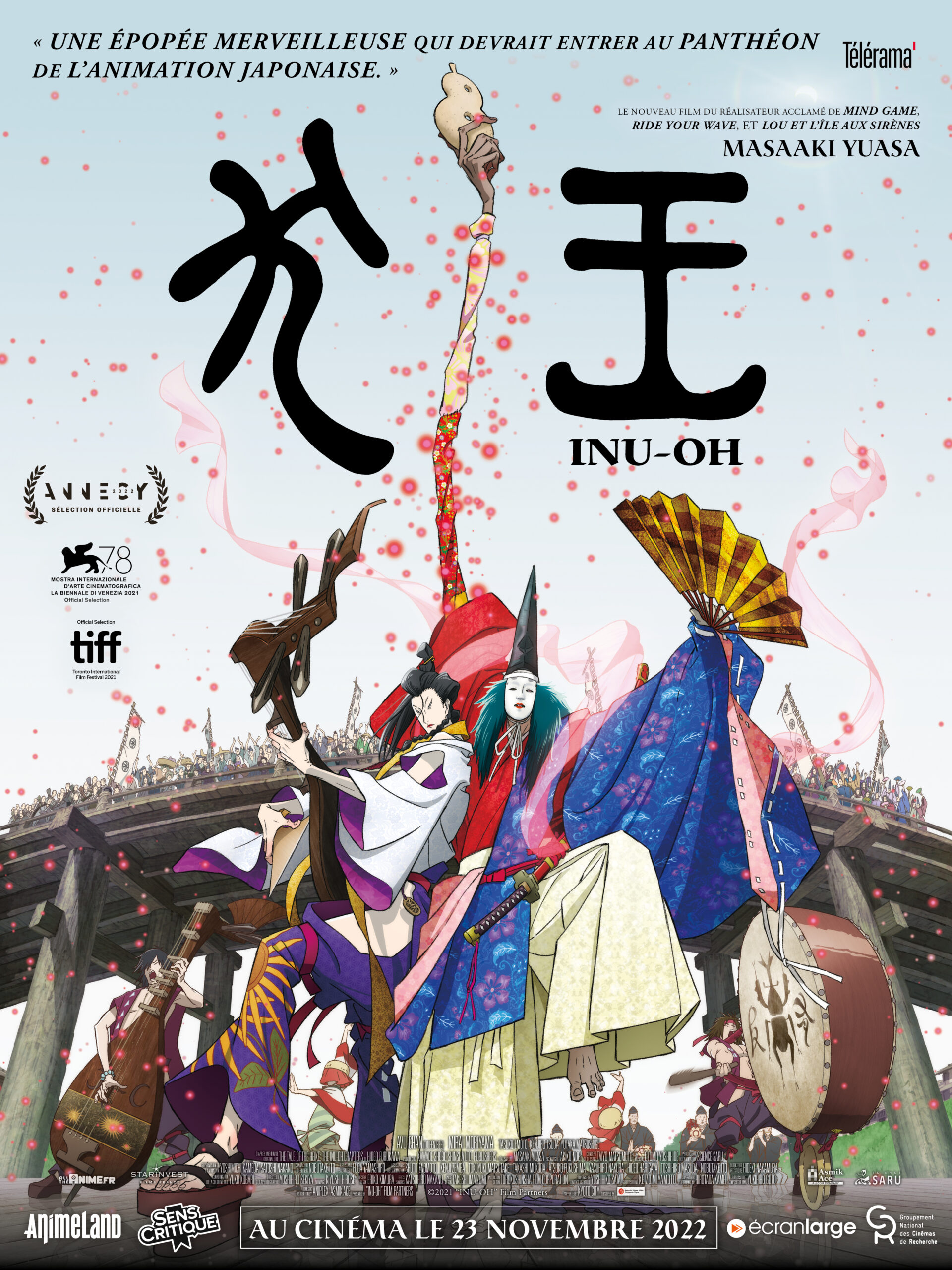 Sortie du film INU-OH de Masaaki Yuasa